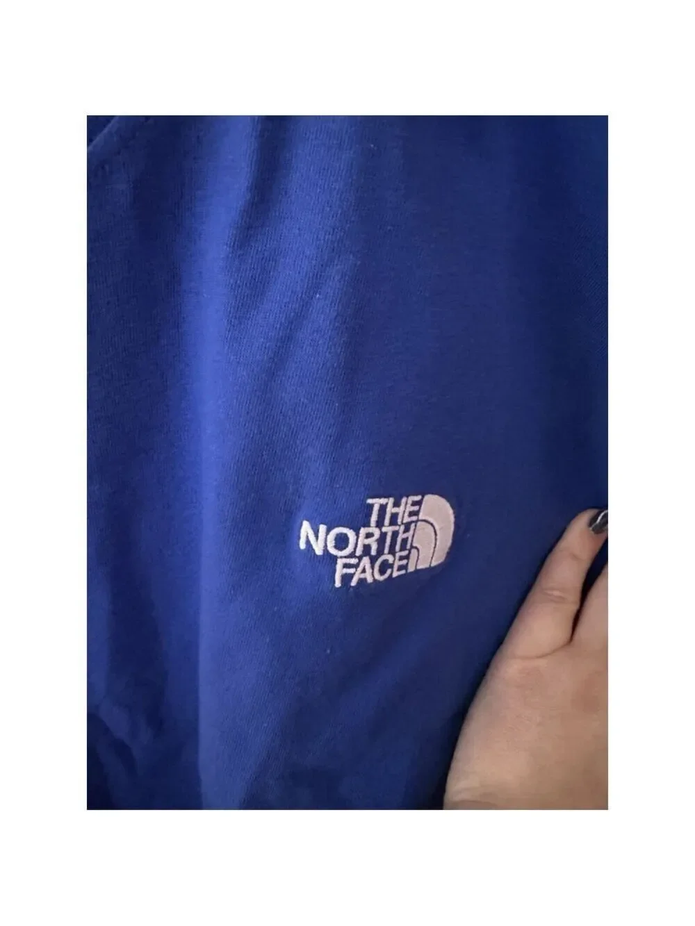 The North Face Mens Evolution Box Fit Tshirt Sz XL Blue Short Sleeves